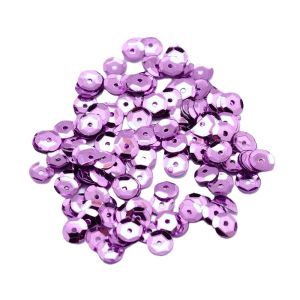 Paljetti kuppi 5 mm opaali AB vaalea violetti 5g
