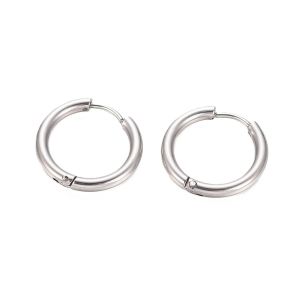 Korvakorurengas 19-20x2,5 mm terästä teräksenvärinen 1 pr