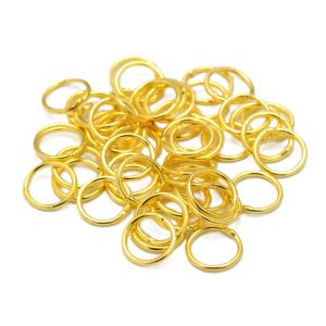 Välirengas suljettu pyöreä kullattu