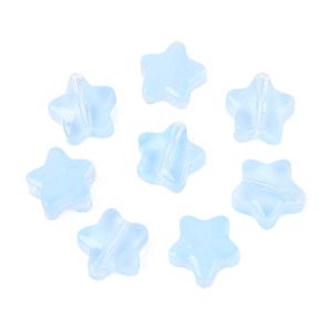 Tähti 8 mm opaali vaaleansininen 10 kpl