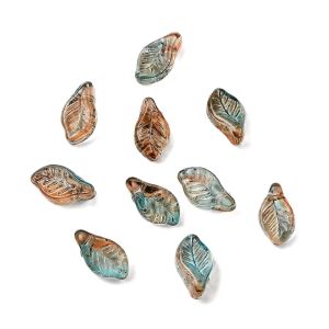 Lehti "laakeripuu" 6,5x12 mm kirkas capri sunset 10 kpl