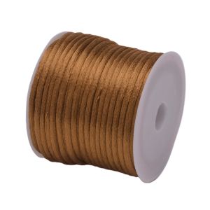 Satiininyöri 2 mm kastanjanruskea n. 10 m