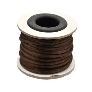 Satiininyöri 2 mm tummanruskea n. 10 m