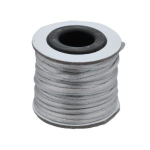 Satiininyöri 2 mm tumma hopea n. 10 m