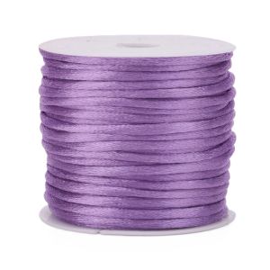 Satiininyöri 2 mm vaalea violetti n. 10 m