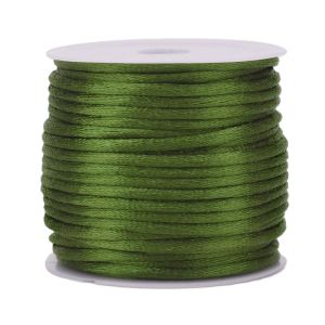 Satiininyöri 2 mm tumma oliivi n. 10 m