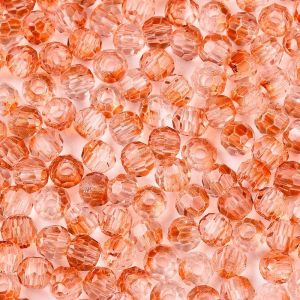 Särmikäs lasihelmi pyöreä 4-4,5 mm värikäsitelty veriappelsiini n. 30 kpl