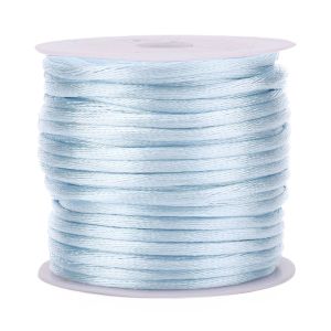 Satiininyöri 1 mm vaalea aqua n. 30 m