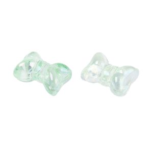 Rusettihelmi 6x10x14 mm värikäsitelty peridootti 1 kpl