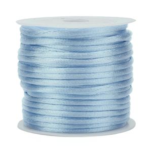 Satiininyöri 2 mm vaaleansininen n. 10 m