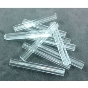 Pilarihelmi pitkä 30x4 mm viisikulmainen kirkas 10 kpl