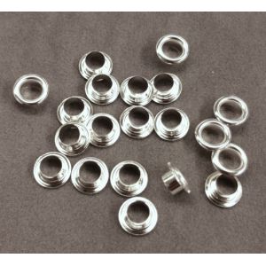 Metalliholkki hopeoitu 8x3,5mm 10 paria