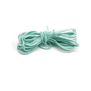 Soutache litteä satiininauha ompelu-uralla 2,5x1mm n. 4-5 m aqua