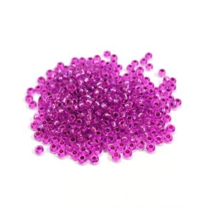 Siemenhelmi 10/0 Tsekki hopeasisus violetti (V) 10 g