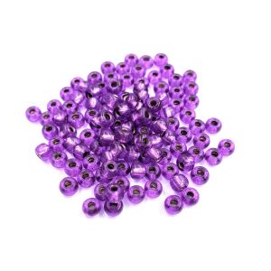 Siemenhelmi 6/0 Tsekki hopeasisus tumma syreeni (V) 10 g