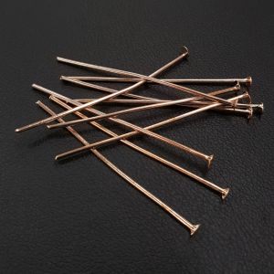 Korupiikki tasapää 38 mm ruusukullanvärinen 10 kpl