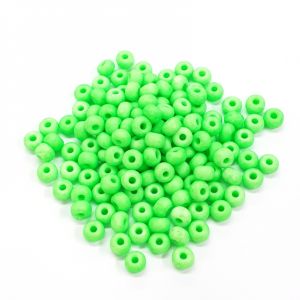Siemenhelmi 6/0 Tsekki opaakki neon vihreä (V) 10 g