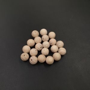 Puuhelmi Detoa pyöreä 14 mm pyökkiä n. 20 kpl