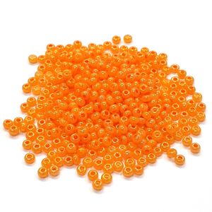 Siemenhelmi 10/0 Tsekki helmiäinen appelsiini 20 g