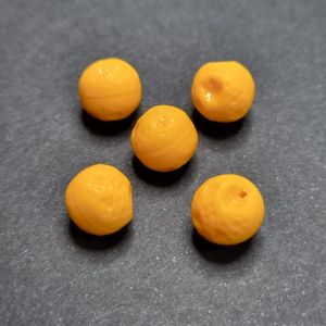 Appelsiini 9 mm opaakki oranssi 1 kpl