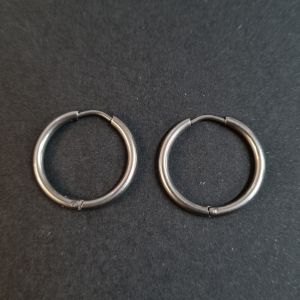Korvakorurengas 25x2,5 mm terästä teräksenvärinen 1 pr