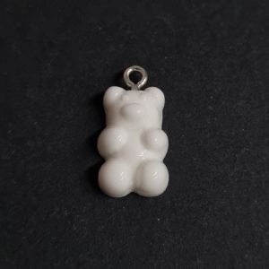 Resiiniriipus nallekarkki valkoinen n. 21 mm
