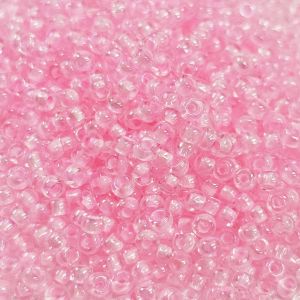 Siemenhelmi 10/0 Tsekki sisältä värjätty vaalea pinkki 10 g