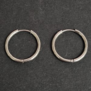 Korvakorurengas 21x2,5 mm terästä teräksenvärinen 1 pr