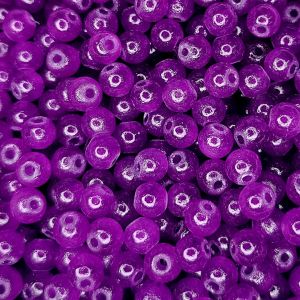 Pyöreä lasihelmi läpikuultava pintaväri n. 6 mm tumma violetti 25 kpl