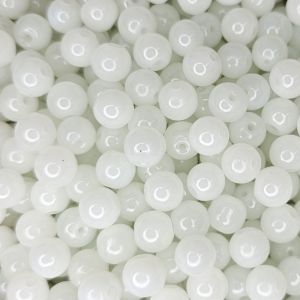 Pyöreä lasihelmi läpikuultava pintaväri n. 8 mm vaalea 25 kpl