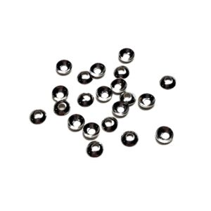 Kalotti hopeoitu pieni 4 mm sileä platinanvärinen n. 20 kpl
