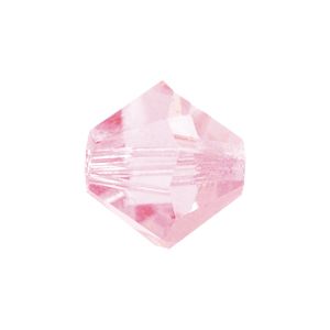 Preciosa® MC Bead Rondelle 4 mm Pink Sapphire 10 kpl