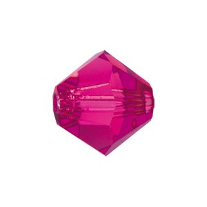 Preciosa® MC Bead Rondelle 6 mm Fuchsia 5 kpl