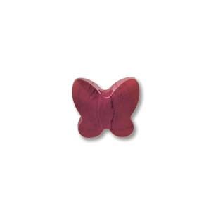 Swarovski kristalliperhonen 6 mm fuksia 1 kpl