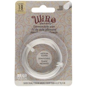 WIRE Elements® kuparilanka 1,0 mm/18gauge silver color 4 m