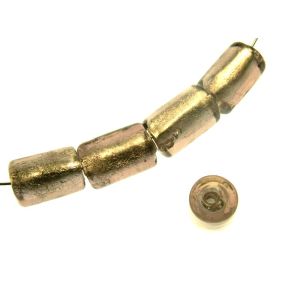 Lamppuhelmi putki n. 14x10 mm hopeafolio vaalea ametisti 1 kpl