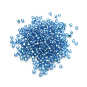 Siemenhelmi 11/0 Japani hopeasisus turkoosi 20 g