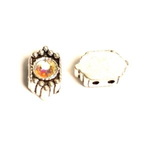 Swarovski korulinkki markiisi crystal AB /platina 1 kpl