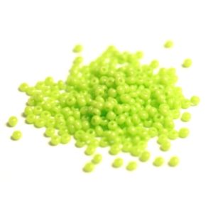 Siemenhelmi mikro 15/0 Tsekki opaakki limenvihreä 10 g
