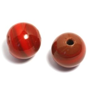 Lamppuhelmi pyöreä ruskeanpunainen 20 mm 1 kpl