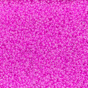 Siemenhelmi 10/0 Tsekki sisäväri hot pink 10 g