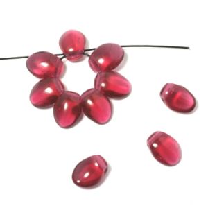 Terälehtipisarahelmi kirkas fuksia 10 kpl