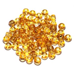 Siemenhelmi 6/0 Tsekki kirkas meripihka 10 g