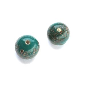 Lamppuhelmi pyöreä n. 14 mm como blue/kupari 1 kpl
