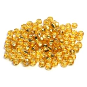 Siemenhelmi 6/0 Tsekki hopeasisus kulta 10 g