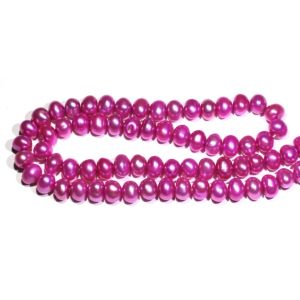 Makeanvedenhelmi pyöreähkö n. 4-5 mm fuksia nauha