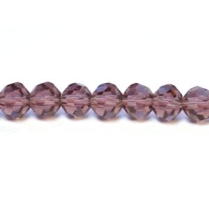 Kristalli Intia pyöreä 6 mm ametisti n. 40 cm nauhassa
