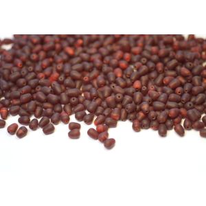 Tukkuerä pisara 12x7 mm kirkas matta hurrikaaniviininpunainen 100g