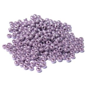 Siemenhelmi 10/0 Tsekki kiiltävä opaakki vaalea kanerva 10 g