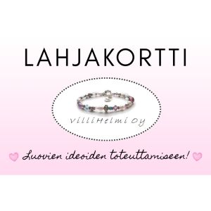 Lahjakortti - valitse arvo ja toimitustapa!